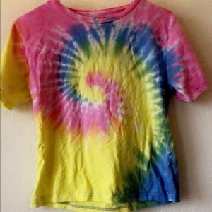 graphic tie dye tshirt